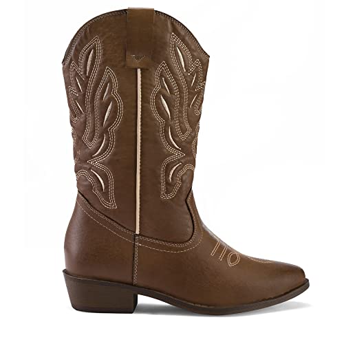 Women's Embroidered Western Cowboy Boots for Regular and Wide Calf